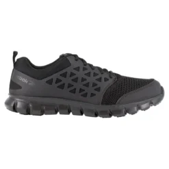 Reebok Shoes: Men's RB4035 Black Sublite Cushion ESD Slip Resistant Athletic Shoe -Men Shoes Store reebok rb4035 rb435 sublite cushion work 01