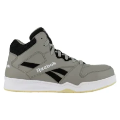 Reebok Shoes: Men's RB4136 Grey/Black Composite Toe EH Slip Resistant High Top Work Sneaker -Men Shoes Store reebok rb4136 bb4500 01