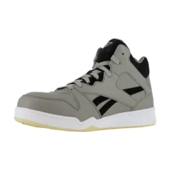 Reebok Shoes: Men's RB4136 Grey/Black Composite Toe EH Slip Resistant High Top Work Sneaker -Men Shoes Store reebok rb4136 bb4500 03