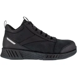 Reebok Shoes: Men's RB4301 Black Fusion Formidable Composite Toe Slip Resistant Athletic Mid Shoe