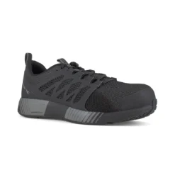 Reebok Shoes: Men's RB4310 Black Fusion Flexweave EH Composite Toe Slip Resistant Athletic Shoe