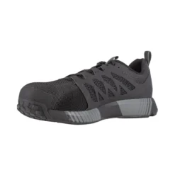 Reebok Shoes: Men's RB4310 Black Fusion Flexweave EH Composite Toe Slip Resistant Athletic Shoe -Men Shoes Store reebok rb4310 rb431 fusion flexweave work 03 1