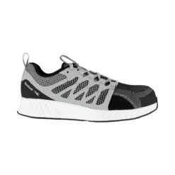Reebok Shoes: Men's RB4312 Grey White Composite Toe Athletic Work Shoe -Men Shoes Store reebok rb4312 fusion flexweave work 01