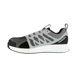 Reebok Shoes: Men's RB4312 Grey White Composite Toe Athletic Work Shoe -Men Shoes Store reebok rb4312 fusion flexweave work 04