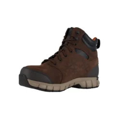 Reebok Boot: Men's RB4606 Brown Sublite Cushion EH Composite Toe Slip Resistant Waterproof Work Boot -Men Shoes Store reebok rb4606 sublite cushion work 03