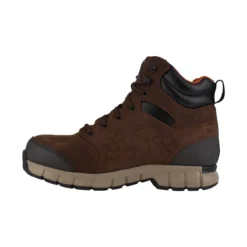 Reebok Boot: Men's RB4606 Brown Sublite Cushion EH Composite Toe Slip Resistant Waterproof Work Boot