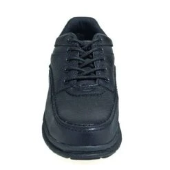 Rockport Works Shoes: Mens' RK6761 World Tour Black Leather Steel Toe Oxford Shoe -Men Shoes Store rk6761st worksf 01