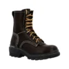 Rocky Boots: Men's RKK0438 Black Soft Toe Rams Horn 9" Logger EH Work Boot