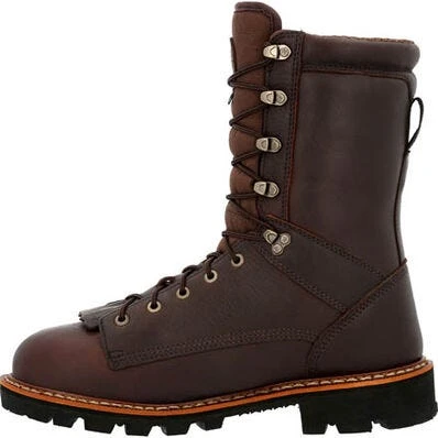 Rocky Boots: Men's RKS0548 Brown Elk Stalker 400G Insulated Waterproof Soft Toe Outdoor Work Boot 3 Rocky Boots: Men's RKS0548 Brown Elk Stalker 400G Insulated Waterproof Soft Toe Outdoor Work Boot - Image 3