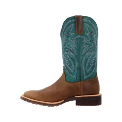 Rocky Boots: Men's RKW0406 Teal Soft Toe 12" Tall Oaks Western Pull On Boot 9 Rocky Boots: Men's RKW0406 Teal Soft Toe 12" Tall Oaks Western Pull On Boot -Men Shoes Store rkw0406 4edit