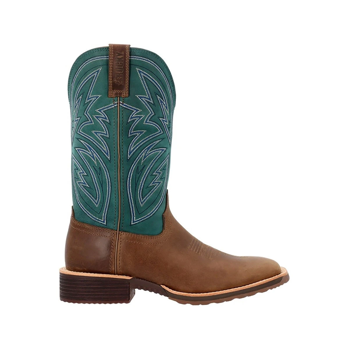 Rocky Boots: Men's RKW0406 Teal Soft Toe 12" Tall Oaks Western Pull On Boot 2 Rocky Boots: Men's RKW0406 Teal Soft Toe 12" Tall Oaks Western Pull On Boot - Image 2