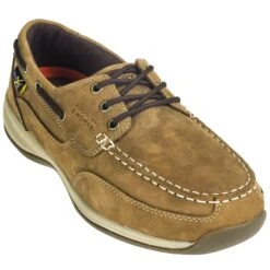 Rockport Works RK6734 Men's Internal Met Guard Steel Toe Boat Shoes -Men Shoes Store rockport rk6734 p 01