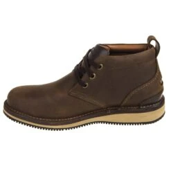 Rockport Works Shoes: Men's RK2801 Brown Prestige Point Steel Toe Chukka -Men Shoes Store rockport rk2801 i 001