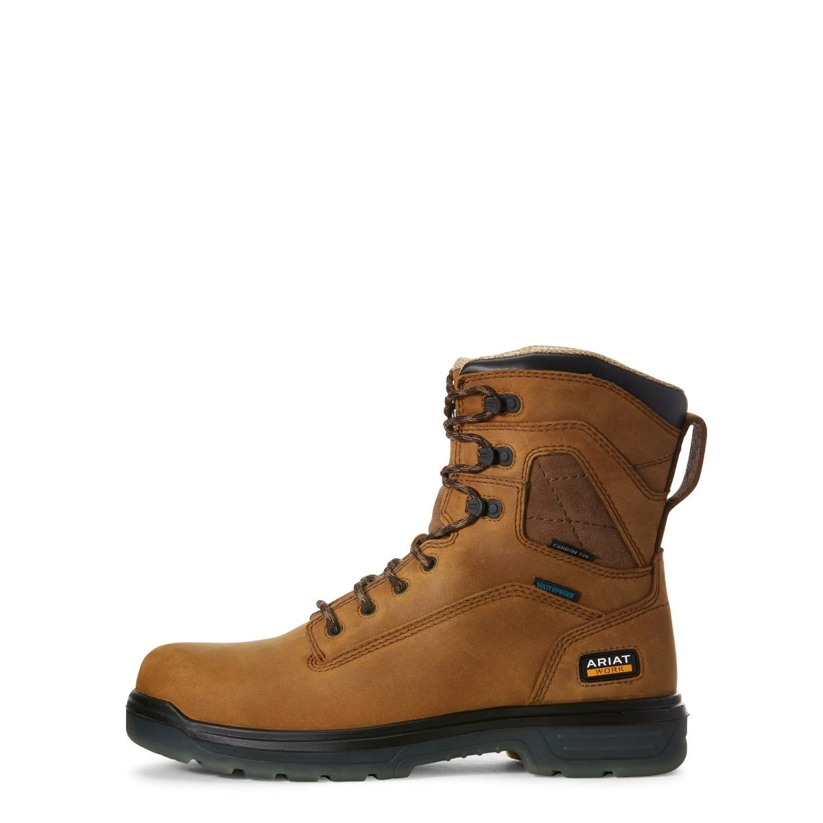 Ariat Boots: Men's 10027326 Aged Bark 8" Turbo Waterproof Carbon Toe Work Boot 3 Ariat Boots: Men's 10027326 Aged Bark 8" Turbo Waterproof Carbon Toe Work Boot - Image 3