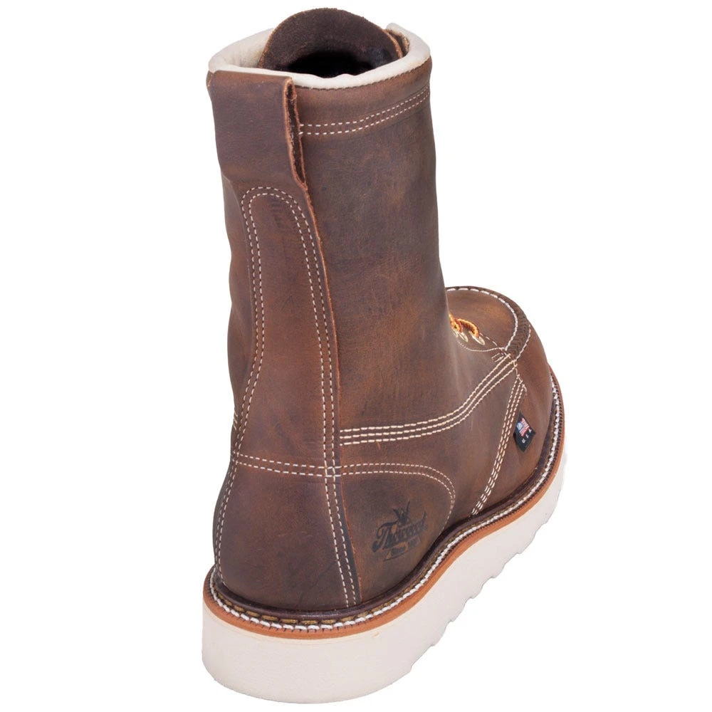Thorogood Boots: Men's 804-4478 USA-Made Brown EH Steel Toe Work Boots 6 Thorogood Boots: Men's 804-4478 USA-Made Brown EH Steel Toe Work Boots - Image 6