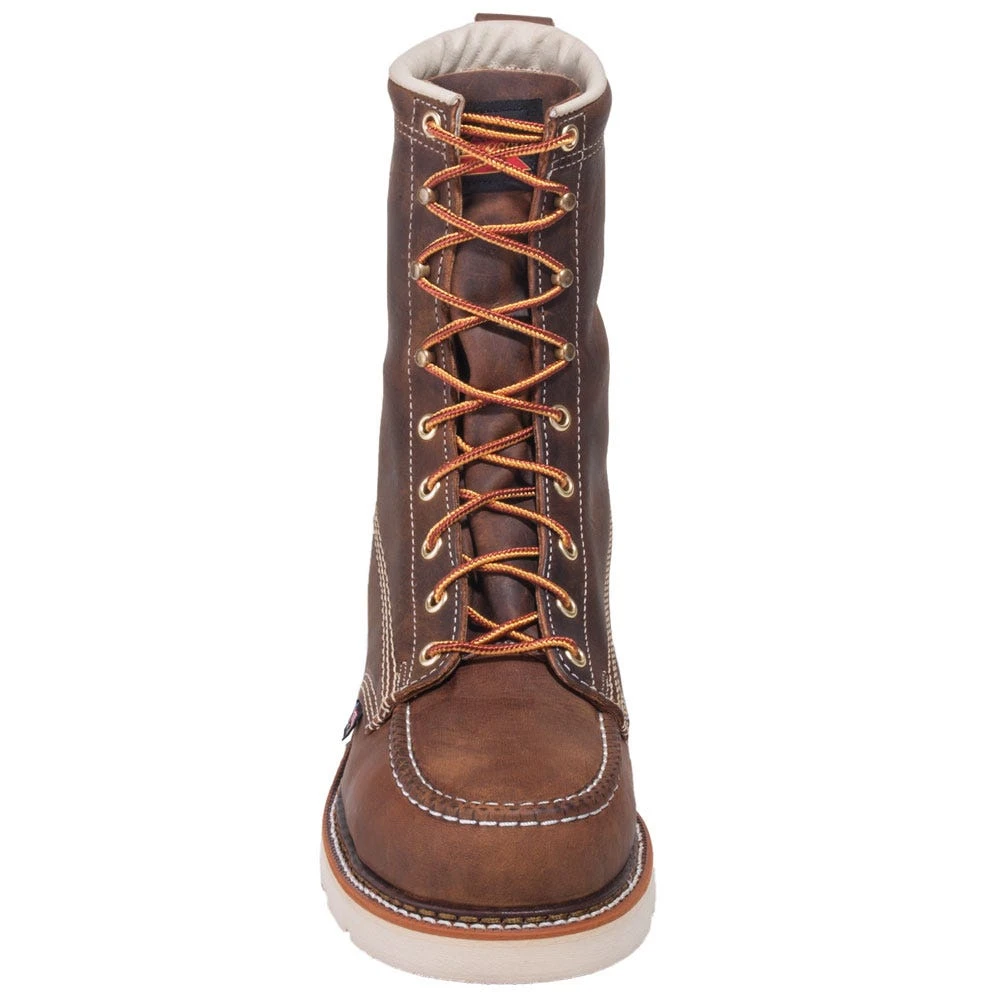 Thorogood Boots: Men's 804-4478 USA-Made Brown EH Steel Toe Work Boots 5 Thorogood Boots: Men's 804-4478 USA-Made Brown EH Steel Toe Work Boots - Image 5