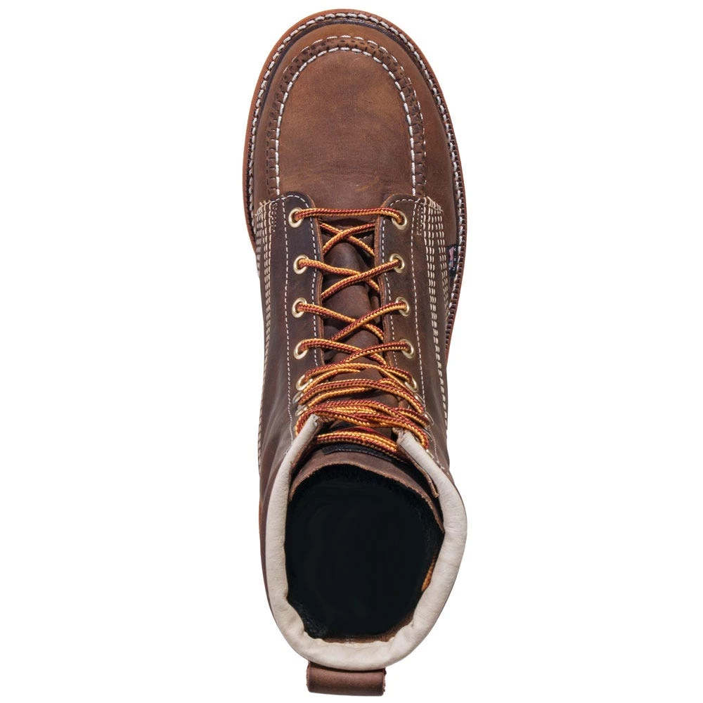 Thorogood Boots: Men's 804-4478 USA-Made Brown EH Steel Toe Work Boots 2 Thorogood Boots: Men's 804-4478 USA-Made Brown EH Steel Toe Work Boots - Image 2