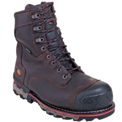 Timberland Pro Boots: Men's TB0A128P 214 Brown Waterproof Insulated Composite Toe Boots -Men Shoes Store timberland 128p p 01