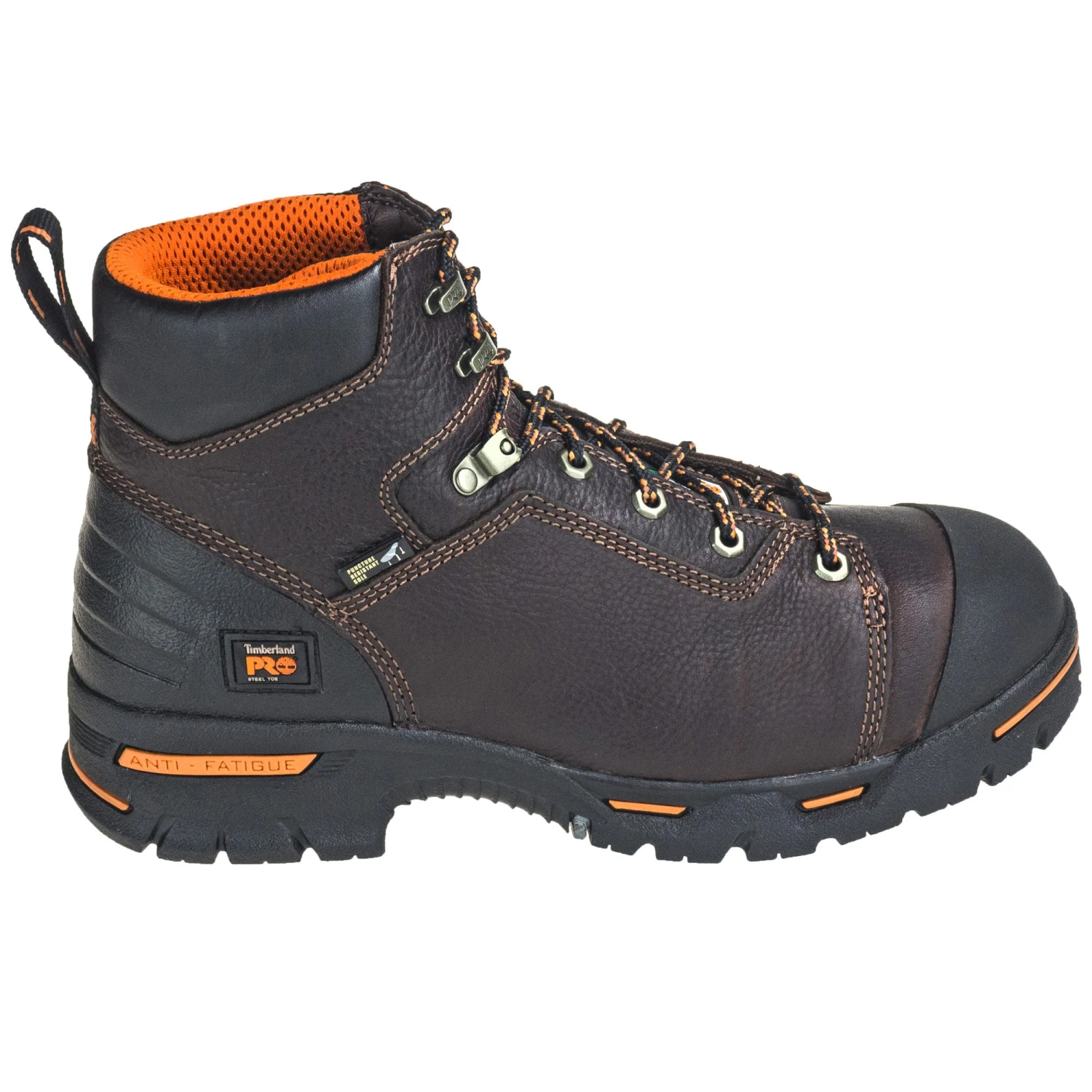 Timberland PRO Boots: Men's Endurance PR 52562 Brown 6" Steel Toe EH Boots 4 Timberland PRO Boots: Men's Endurance PR 52562 Brown 6" Steel Toe EH Boots - Image 4