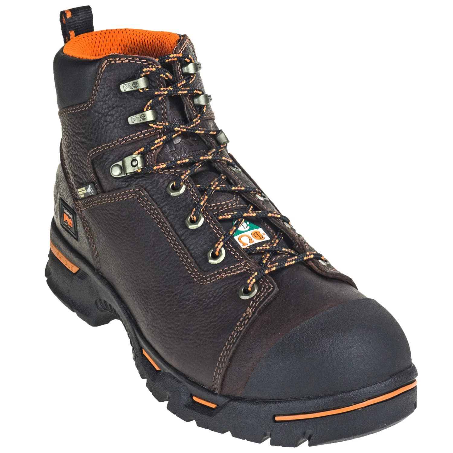 Timberland PRO Boots: Men's Endurance PR 52562 Brown 6" Steel Toe EH Boots 3 Timberland PRO Boots: Men's Endurance PR 52562 Brown 6" Steel Toe EH Boots - Image 3