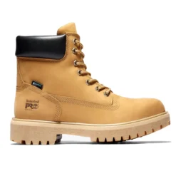 Timberland PRO Boots: Men's Waterproof Insulated 65030 6" Work Boots -Men Shoes Store timberland 65030 side view 1