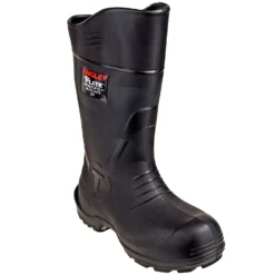 Tingley Boots: Flite Insulated Cleated Non-Metallic Waterproof 27251 Men's Black EH Composite Toe Rubber Boots -Men Shoes Store tingley flite 27251 p 01