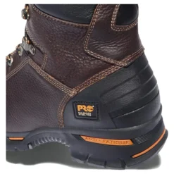 Timberland PRO Boots: Men's Endurance PR 52561 Brown 8" Steel Toe Work Boots -Men Shoes Store tmb pro 52561 back