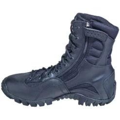 Tactical Research: Men's Black TR960Z Khyber Hot Weather Side-Zip Tactical Boots -Men Shoes Store tr9607st bellevillei 01