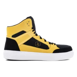 Volcom Shoes: Men's VM30237 Wheat Black Composite Toe EH Slip Resistant Evolve Skate Inspired Work High Top -Men Shoes Store volcom vm30237 evolve 01