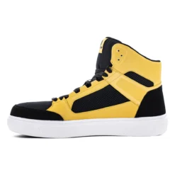 Volcom Shoes: Men's VM30237 Wheat Black Composite Toe EH Slip Resistant Evolve Skate Inspired Work High Top -Men Shoes Store volcom vm30237 evolve 04