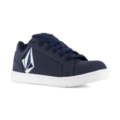 Volcom Shoes: Men's VM30486 Navy Celestial Blue Composite Toe Stone Skate Inspired Work Shoe