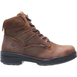 Wolverine Boots: Men's 2053 Durashocks Steel Toe Brown Boots -Men Shoes Store w02053