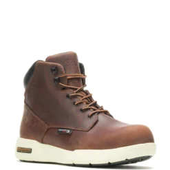 Wolverine Boots: Men's W080036 Peanut Carbon Toe Kickstart Durashocks Carbonmax 6" Work Boot -Men Shoes Store w080036