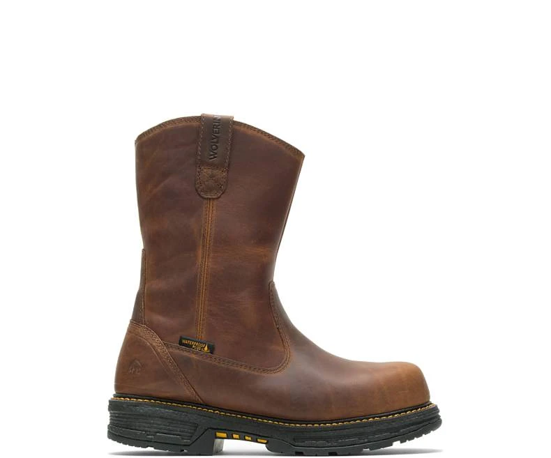 Wolverine Boots: Men's 201178 Tobacco Hellcat CarbonMax Waterproof Wellington Work Boot 2 Wolverine Boots: Men's 201178 Tobacco Hellcat CarbonMax Waterproof Wellington Work Boot - Image 2
