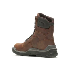 Wolverine Boots: Men's W211162 Peanut Raider Durashocks Waterproof 8" Carbonmax Work Boot -Men Shoes Store wbsm w211162 012721 s22 225 1