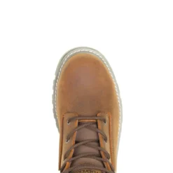 Wolverine Boots: Men's W230012 Sudan Brown Soft Toe Floorhand LX 6" Work Boot -Men Shoes Store wbsm w231016 050222 s23 top 1