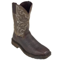 Justin Boots: Men's Cactus SE4313 Amarillo Steel Toe Stampede Work Boots -Men Shoes Store wk4313 1