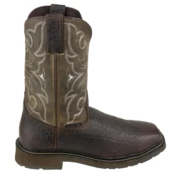 Justin Boots: Men's Cactus SE4313 Amarillo Steel Toe Stampede Work Boots -Men Shoes Store wk4313 2