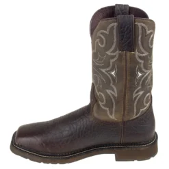 Justin Boots: Men's Cactus SE4313 Amarillo Steel Toe Stampede Work Boots -Men Shoes Store wk4313 4