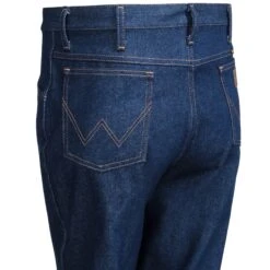 Wrangler Jeans: Men's Navy 935 NAV Cowboy Cut Slim Fit Boot Cut Jeans -Men Shoes Store wrangler 0935nav l 01