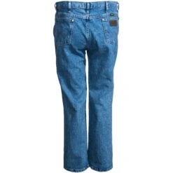 Wrangler Jeans: Men's Cowboy Cut 36MWZ SW Slim Fit Stonewashed Jeans -Men Shoes Store wrangler 36mwzsw b 01