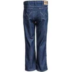 Wrangler Jeans: Men’s Blue Denim 39055 PS Rugged Wear Regular Fit Stretch Jeans -Men Shoes Store wrangler 39055ps b 01