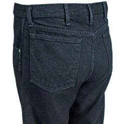 Wrangler Jeans: Men's Black 39902 OB Rugged Wear Classic Fit Jeans -Men Shoes Store wrangler 39902ob l 01