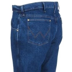 Wrangler Jeans: Men's Advanced Comfort 47MAC MS Cowboy Cut Mid Stone Jeans -Men Shoes Store wrangler 47macms l 01