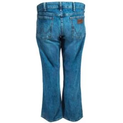 Wrangler Jeans: Men's Retro 77MWZ WO Slim Fit Boot Cut Jeans -Men Shoes Store wrangler 77mwzwo b 01