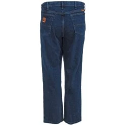 Wrangler Jeans: Men's FRAC50 M Midstone FR Advanced Comfort Relaxed Fit Jeans -Men Shoes Store wrangler frac50m b 01