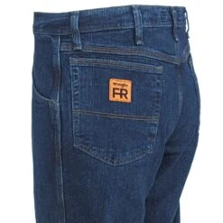 Wrangler Jeans: Men's FRAC50 M Midstone FR Advanced Comfort Relaxed Fit Jeans -Men Shoes Store wrangler frac50m l 01